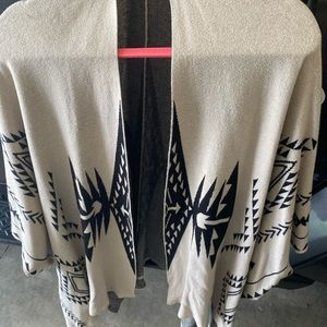 Charlotte Russe Poncho Cardigan